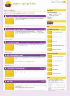 La page d'accueil de jolatefri.com en février 2010, reconstituée