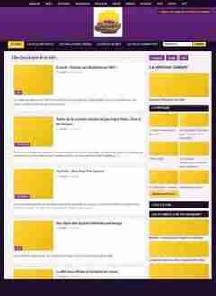 La page d'accueil de jolatefri.com en janvier 2012, reconstituée